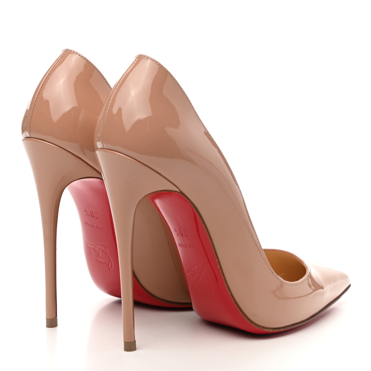 Christian Louboutin Patent So Kate 120 Pumps 36.5 Nude 4 of 8