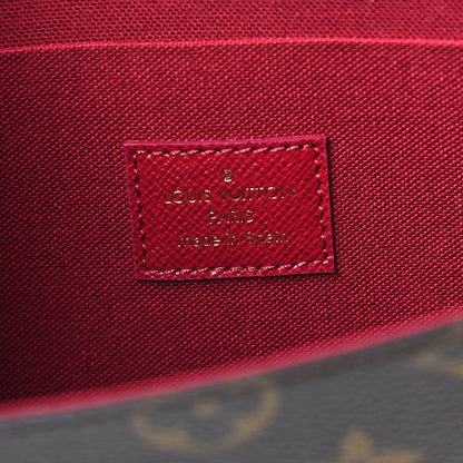 Louis Vuitton Monogram Pochette Felicie Chain Wallet Fuchsia 6 of 10