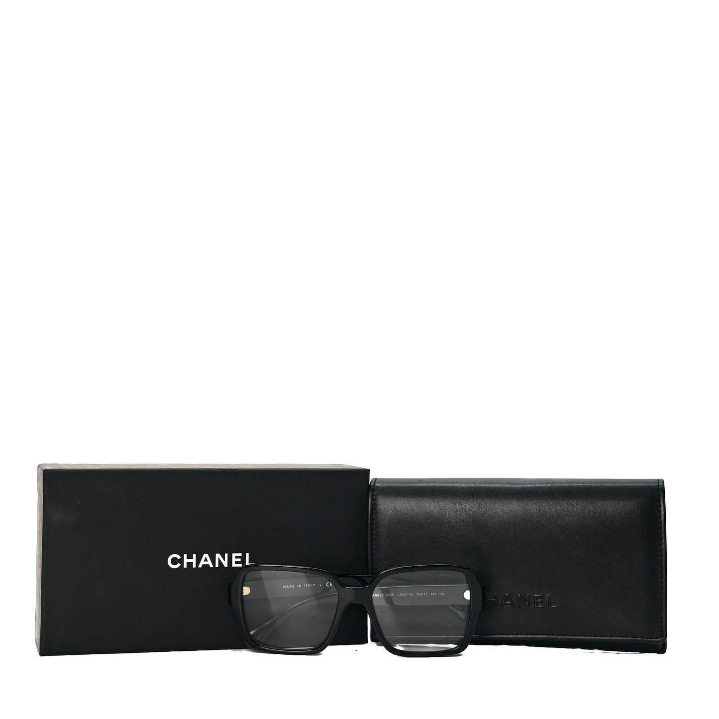 Acetate Square Sunglasses 5408 Black