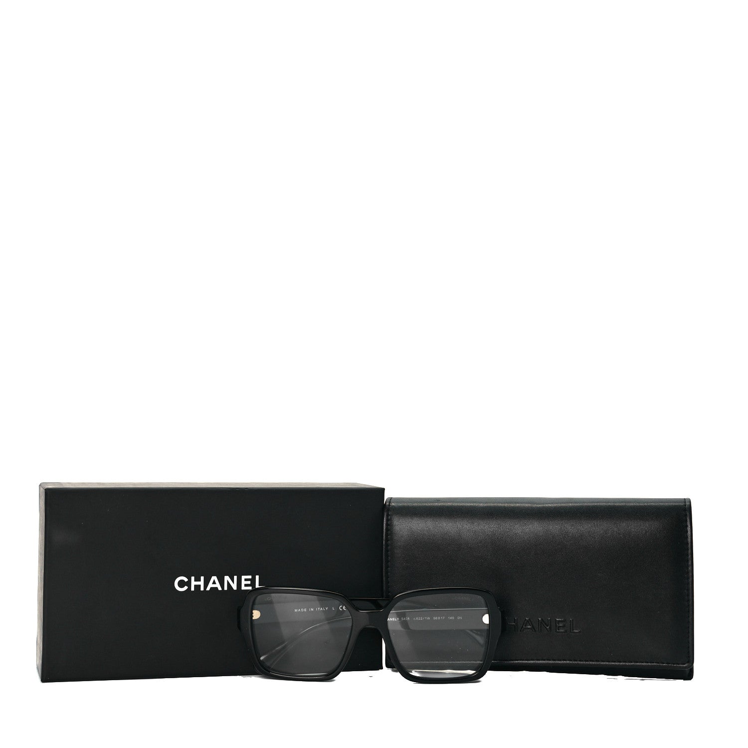 Chanel Acetate Square Sunglasses 5408 Black 6 of 6