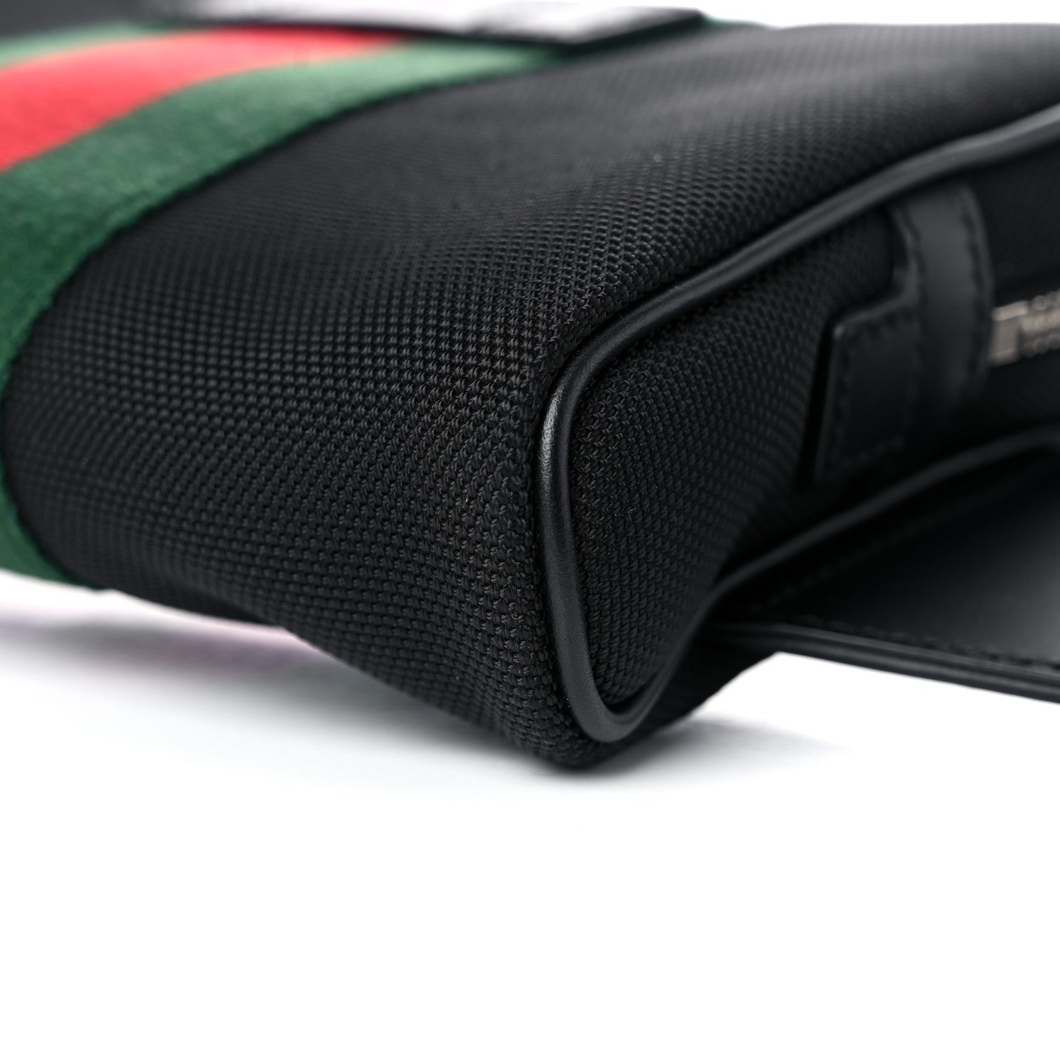 Gucci Canvas Web Slim Belt Bag Black 11 of 11