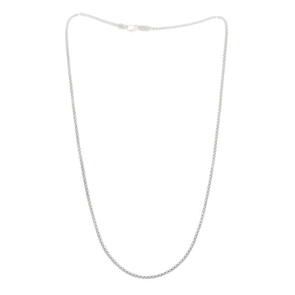 John Hardy Sterling Silver 2.5mm Classic Chain Necklace 18" 3 of 4