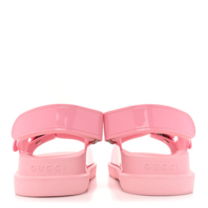 Gucci Rubber Mini Double G Womens Isla Dad Sandals 36 Wild Rose 4 of 10