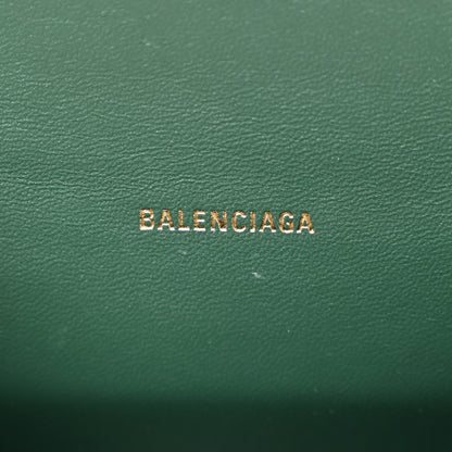 Balenciaga Shiny Calfskin Crocodile Embossed Hourglass Top Handle Bag XS Forest Green 6 of 10