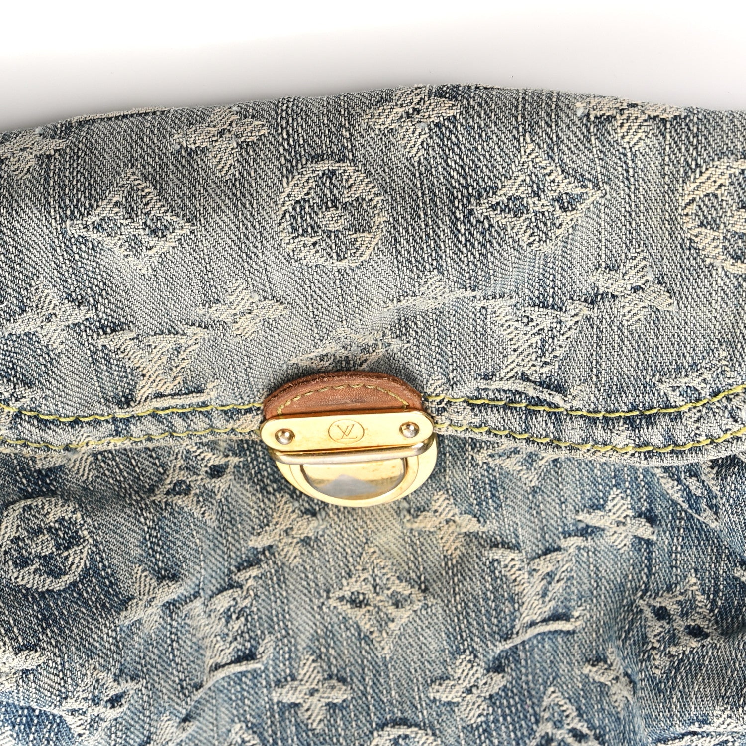 Louis Vuitton Monogram Denim Mini Pleaty Blue 11 of 11