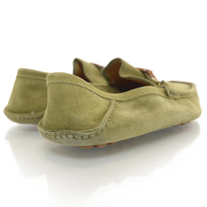 Gucci Suede Horsebit Driver Loafers 10 3 of 6