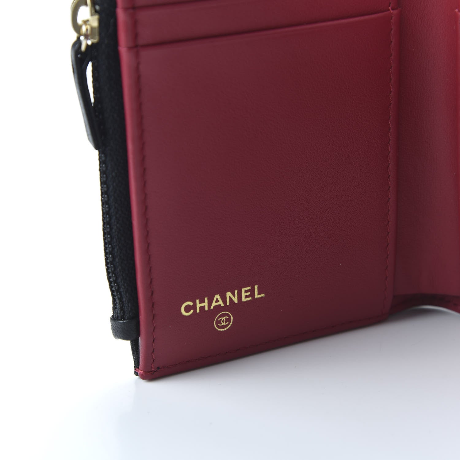 Chanel Lambskin Quilted 19 Small Flap Wallet Black 8 of 11