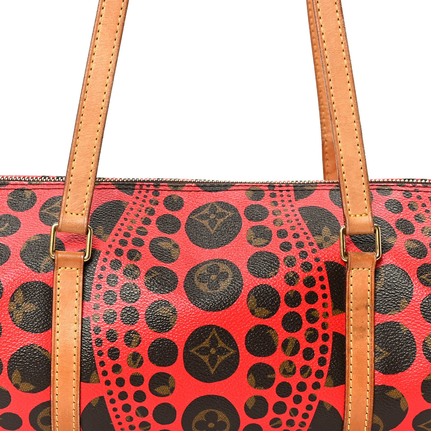 Monogram Kusama Pumpkin Dots Papillon 30 Red