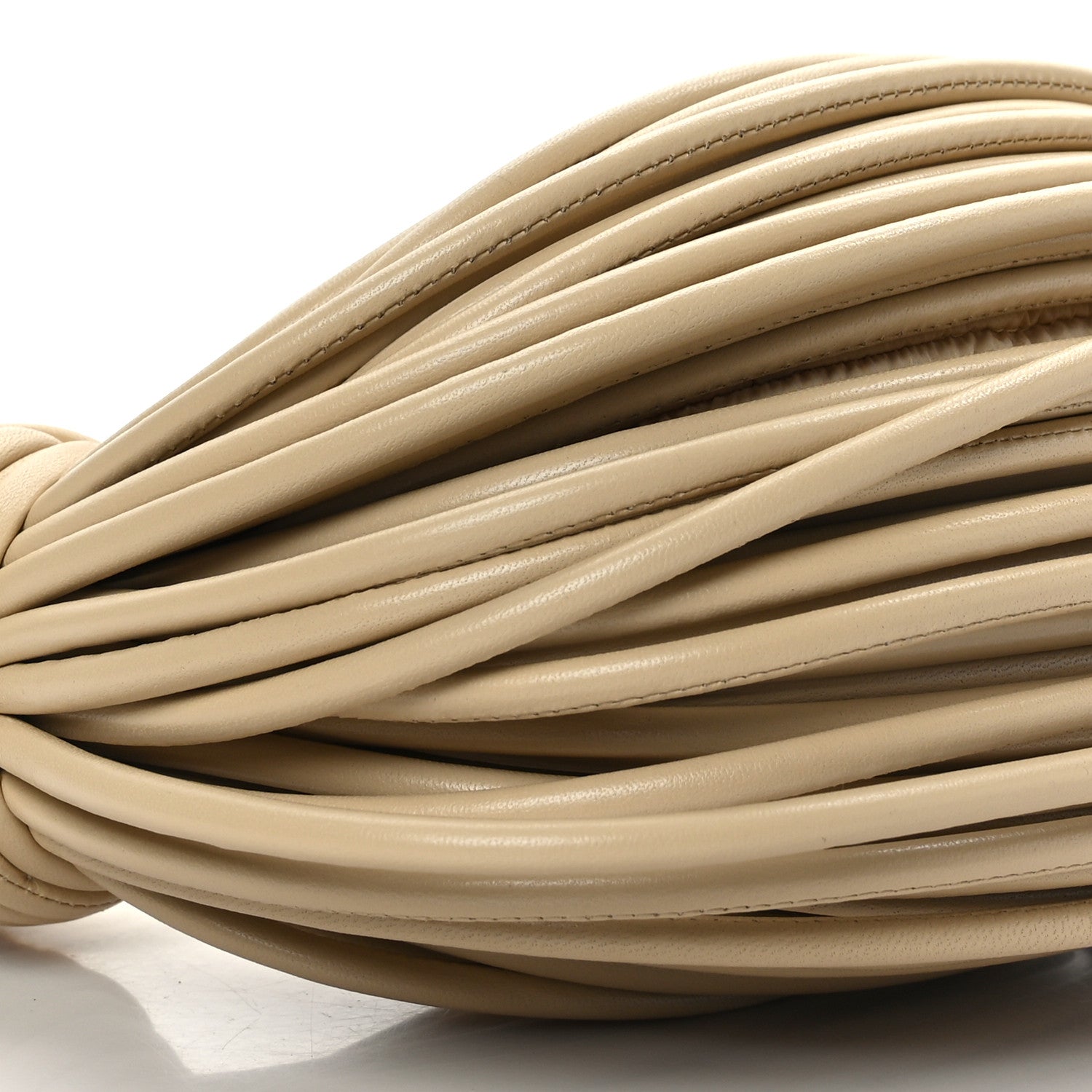 Bottega Veneta Nappa Mini Tubular Double Knot Porridge 7 of 8