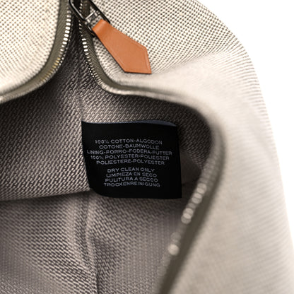 Hermes Canvas Small Bride-A-Brac Pouch Natural Jaune Citron 6 of 9