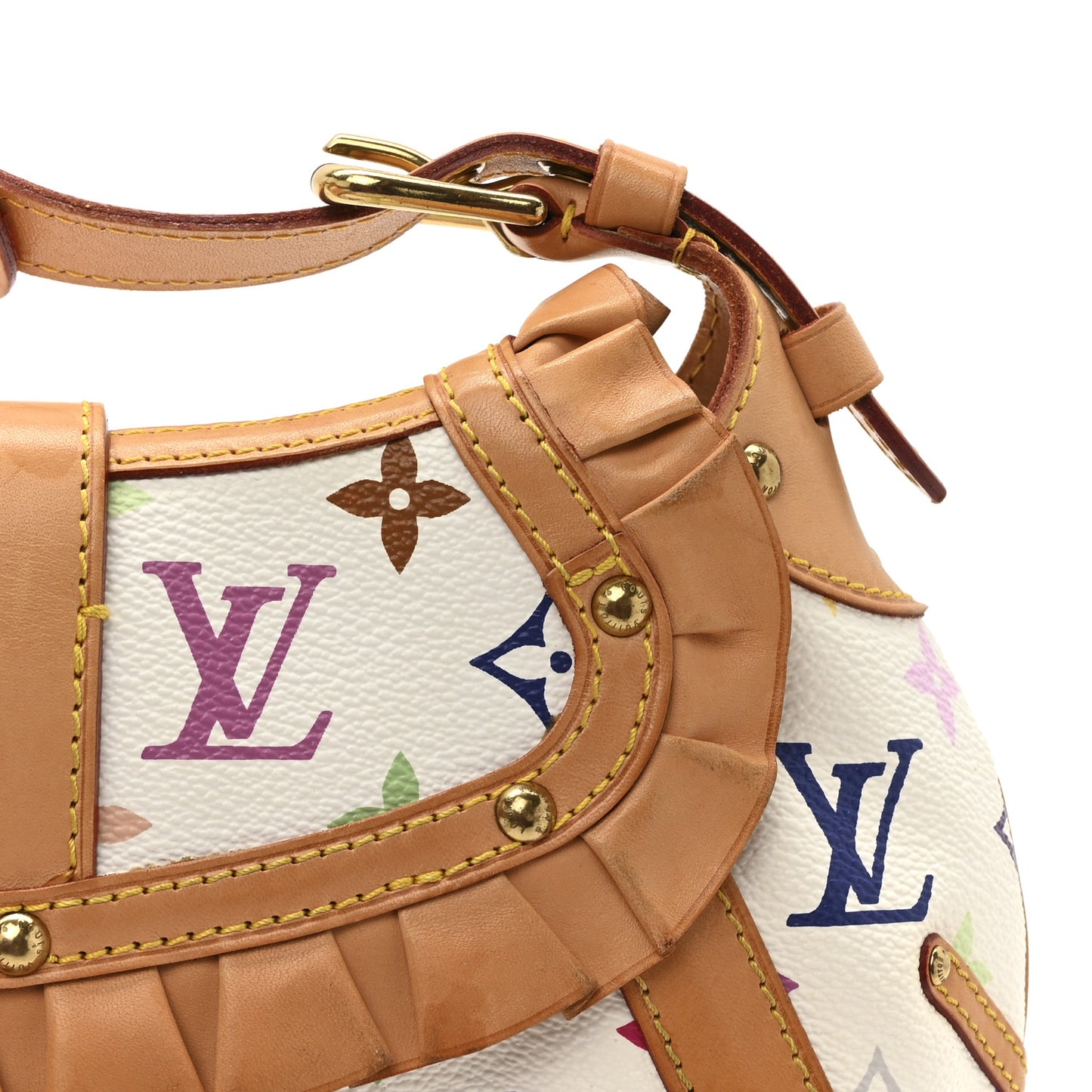 Monogram Multicolor Leonor White