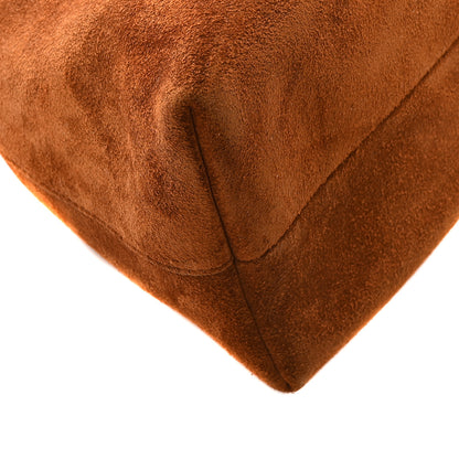 Jimmy Choo Suede Bon Bon East West Bucket Bag Tan 8 of 9