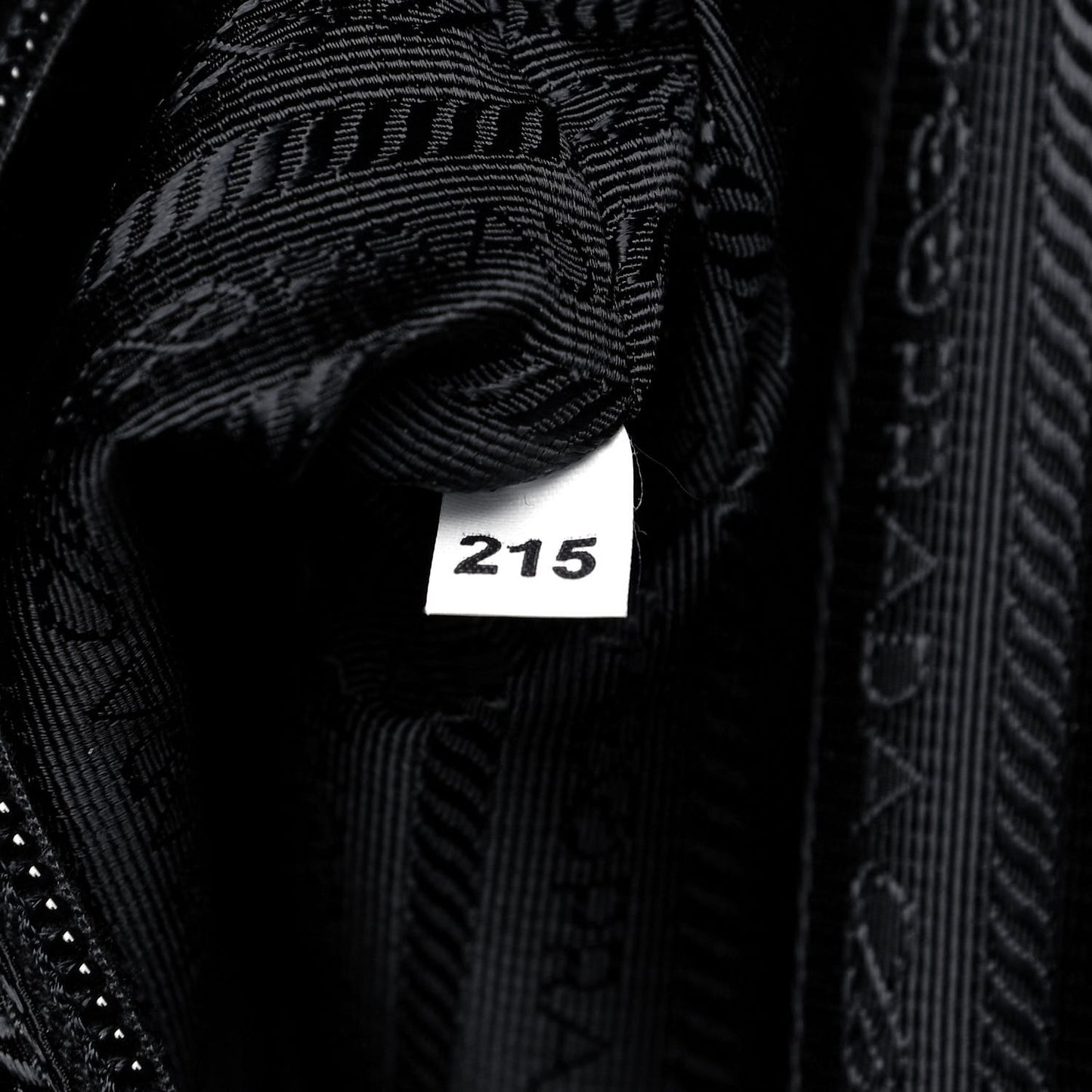 Nylon New Vela Studded Backpack Black White