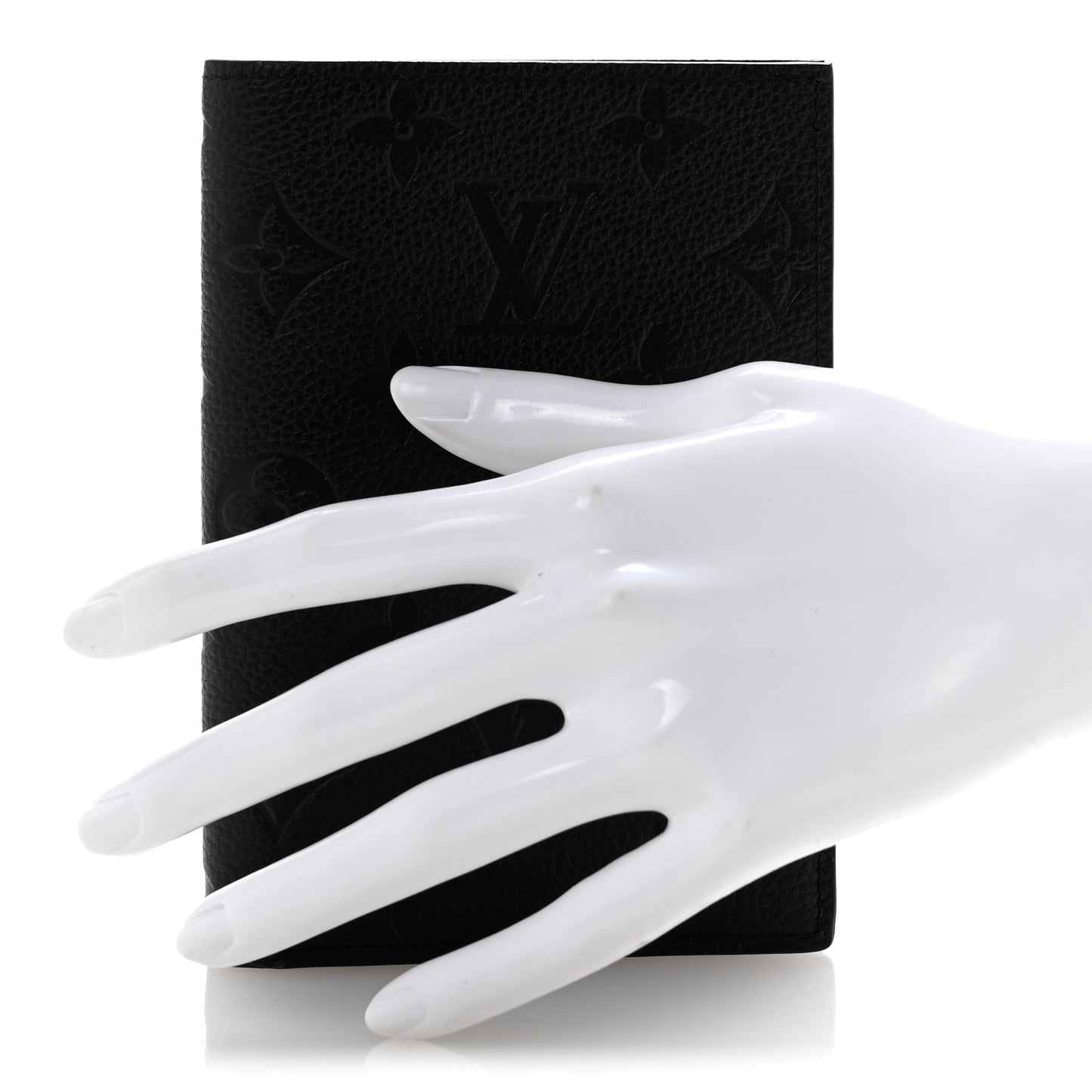 Empreinte Monogram Passport Cover Black