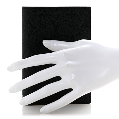Louis Vuitton Empreinte Monogram Passport Cover Black 2 of 7