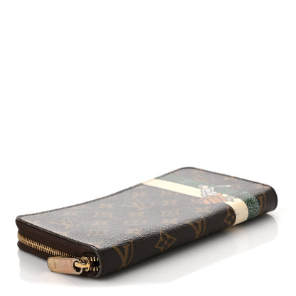 Louis Vuitton Monogram Groom Zippy Organizer Wallet Green 4 of 7