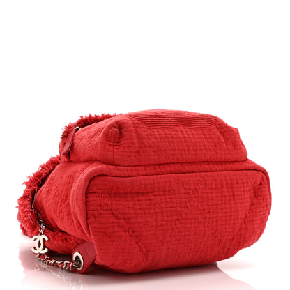 Chanel Canvas Double Face Backpack Red 4 of 10