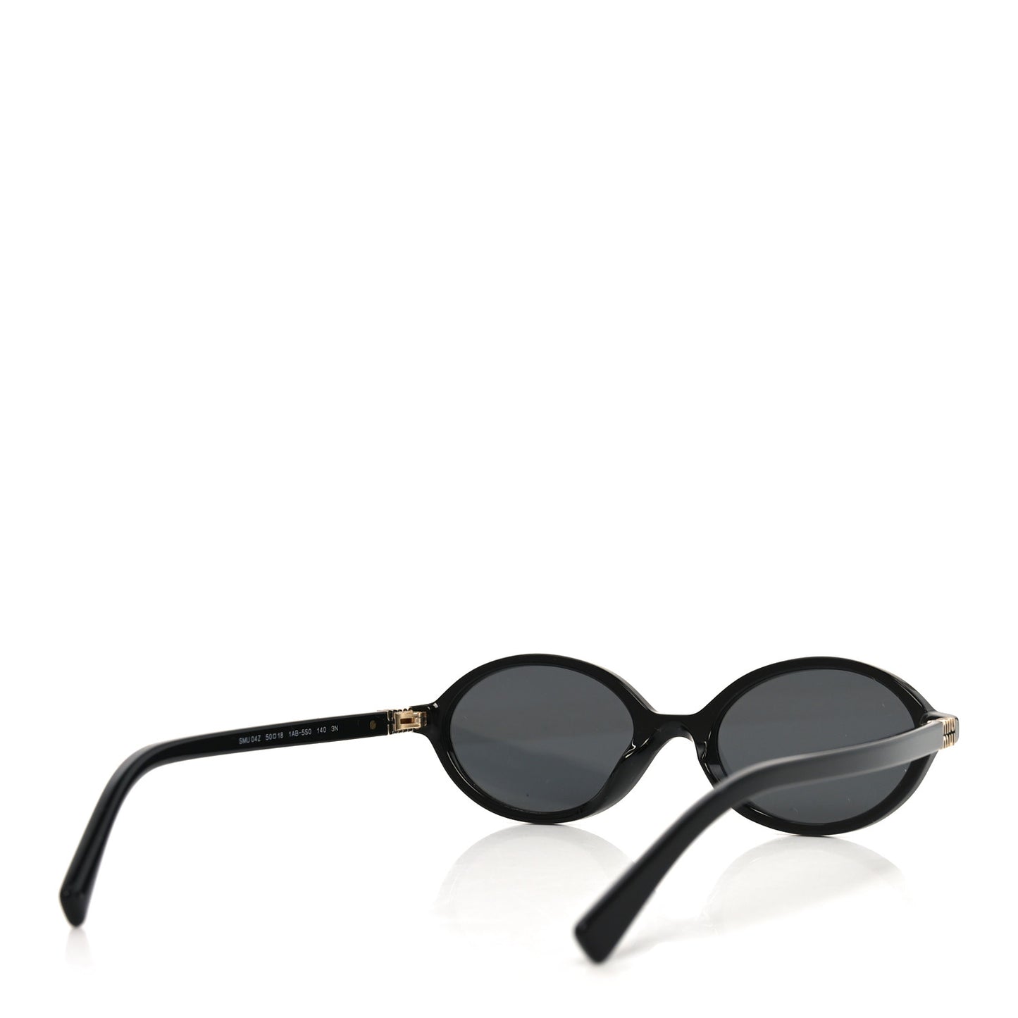 Acetate Oval Regard Sunglasses SMU04Z Slate Gray