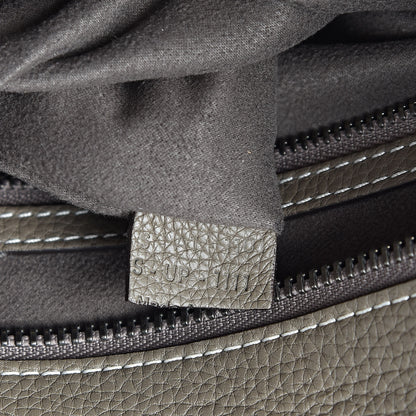 Celine Drummed Calfskin Mini Luggage Souris 7 of 13