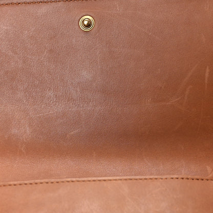 Saint Laurent Shearling Monogram Phone Holder Crossbody Brown 8 of 8