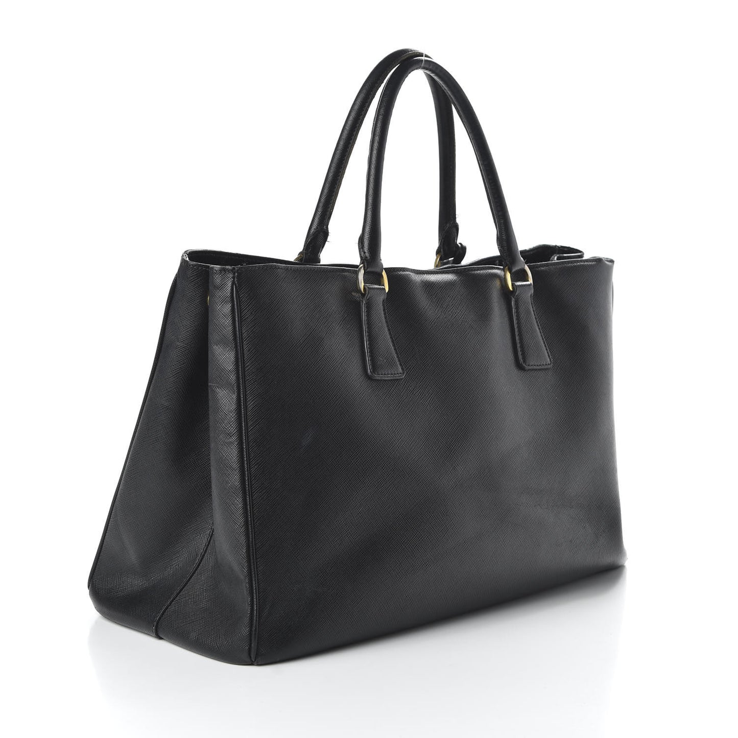 Saffiano Lux Large Tote Black