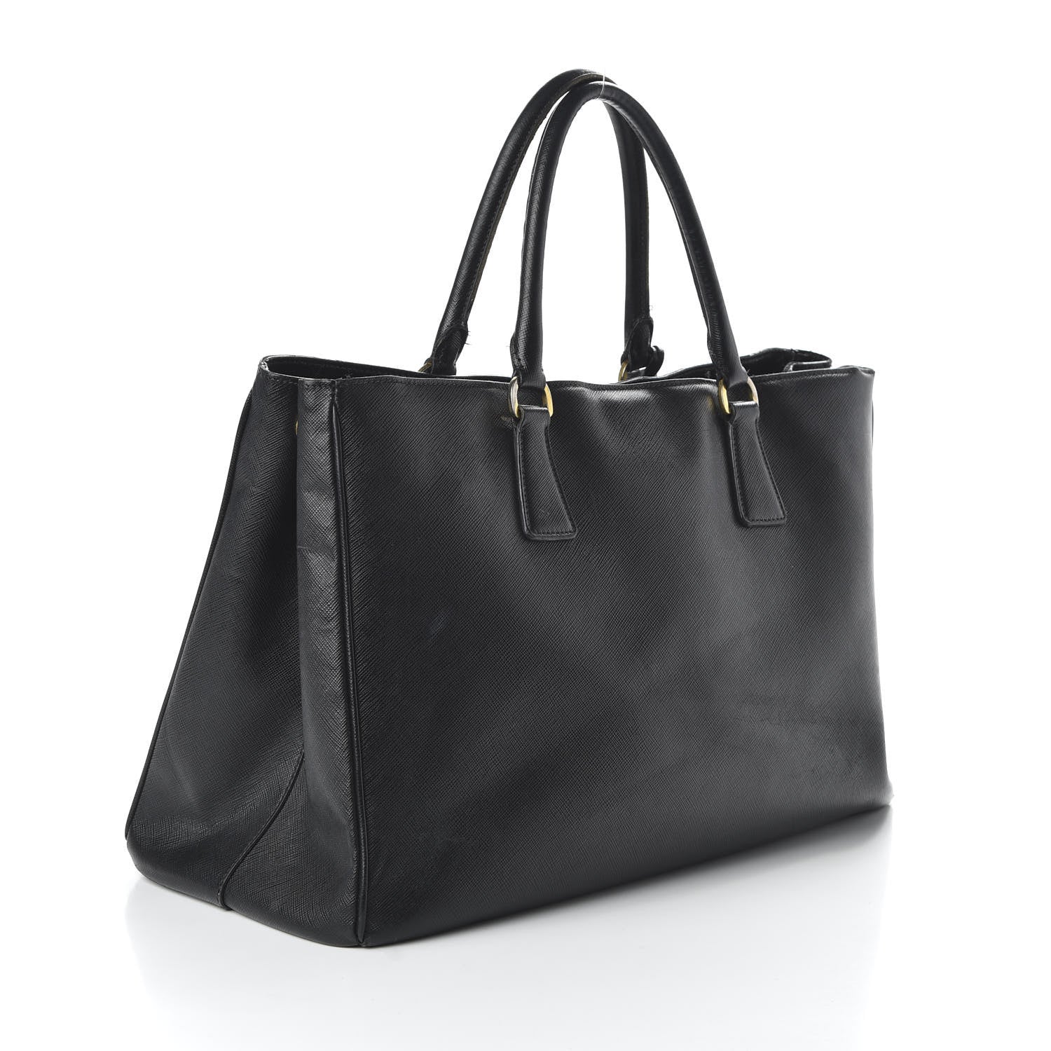 Prada Saffiano Lux Large Tote Black 3 of 12