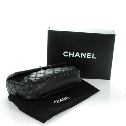 Chanel Calfskin Quilted Retro Chain Flap Black 4 of 8