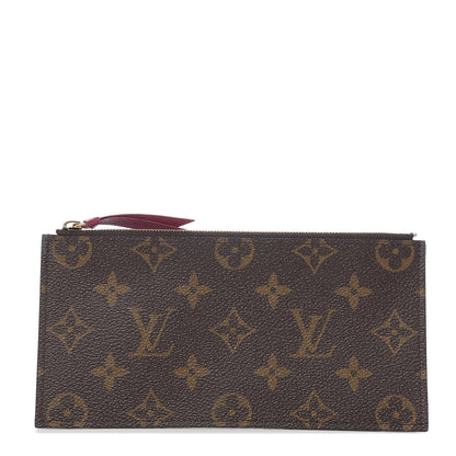 Louis Vuitton Monogram Felicie Chain Wallet Zippered Insert Fuchsia 1 of 5