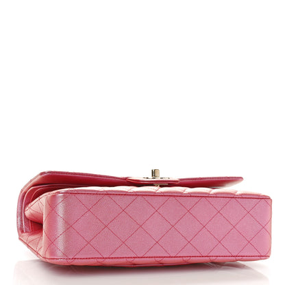 Chanel Iridescent Caviar Quilted Medium Double Flap Pink 4 of 10