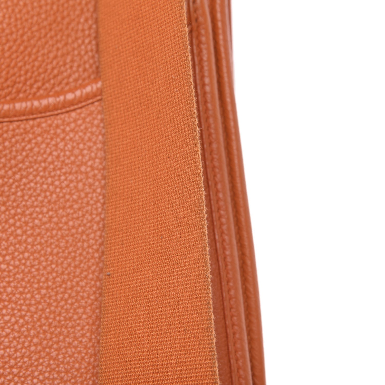 Hermes Taurillon Clemence Evelyne III GM Orange 9 of 12