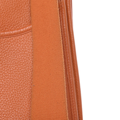 Hermes Taurillon Clemence Evelyne III GM Orange 9 of 12