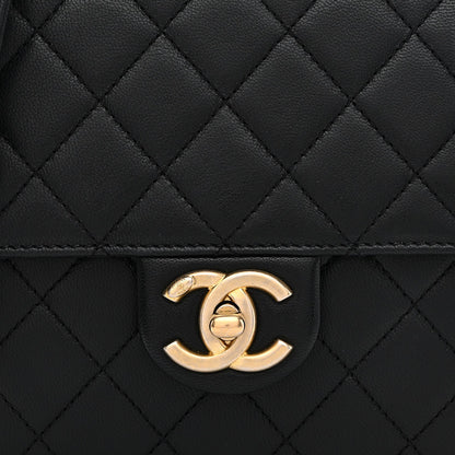 Chanel Goatskin Quilted Chic Pearls Flap Black 8 of 11