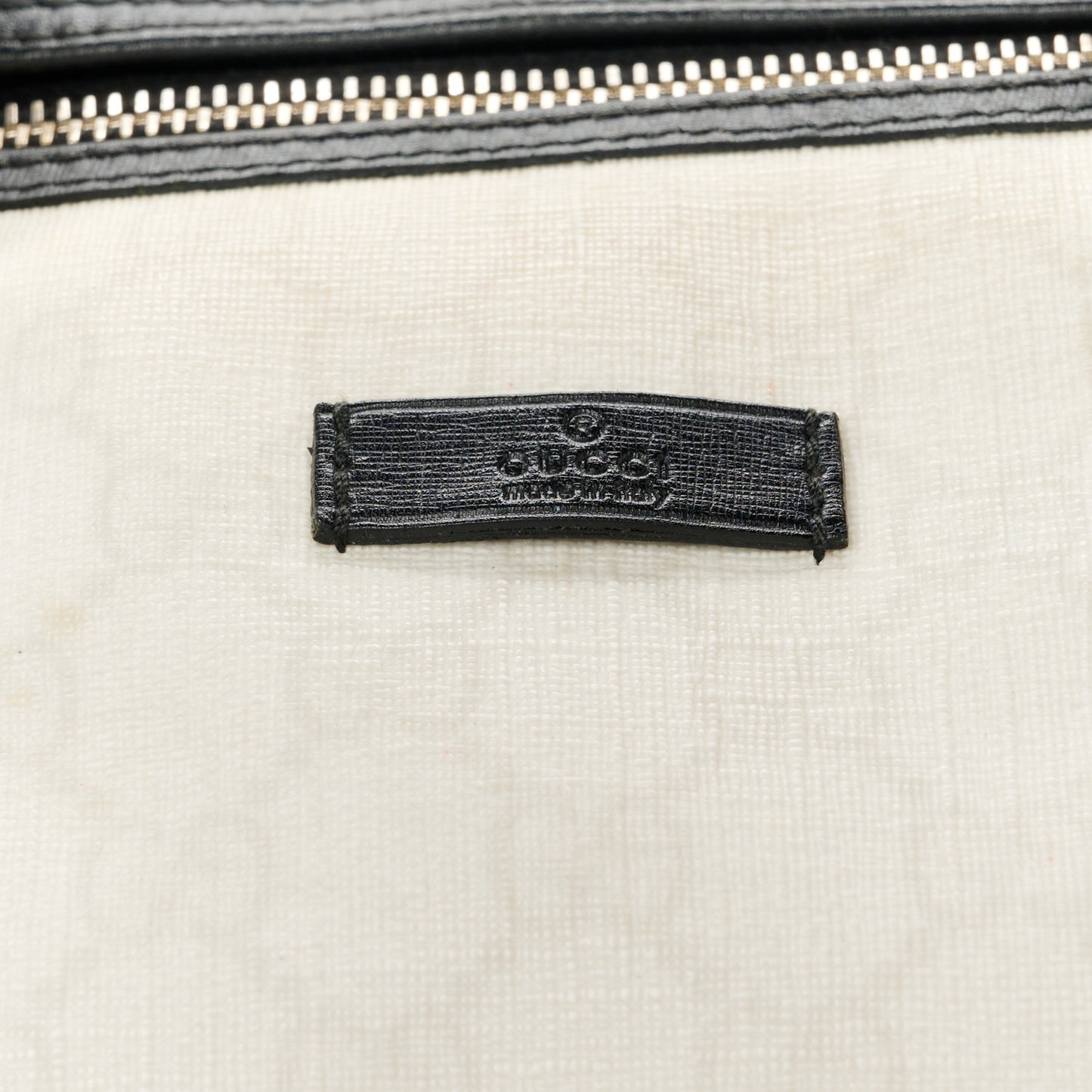 GG Plus Monogram Medium Joy Boston White Black