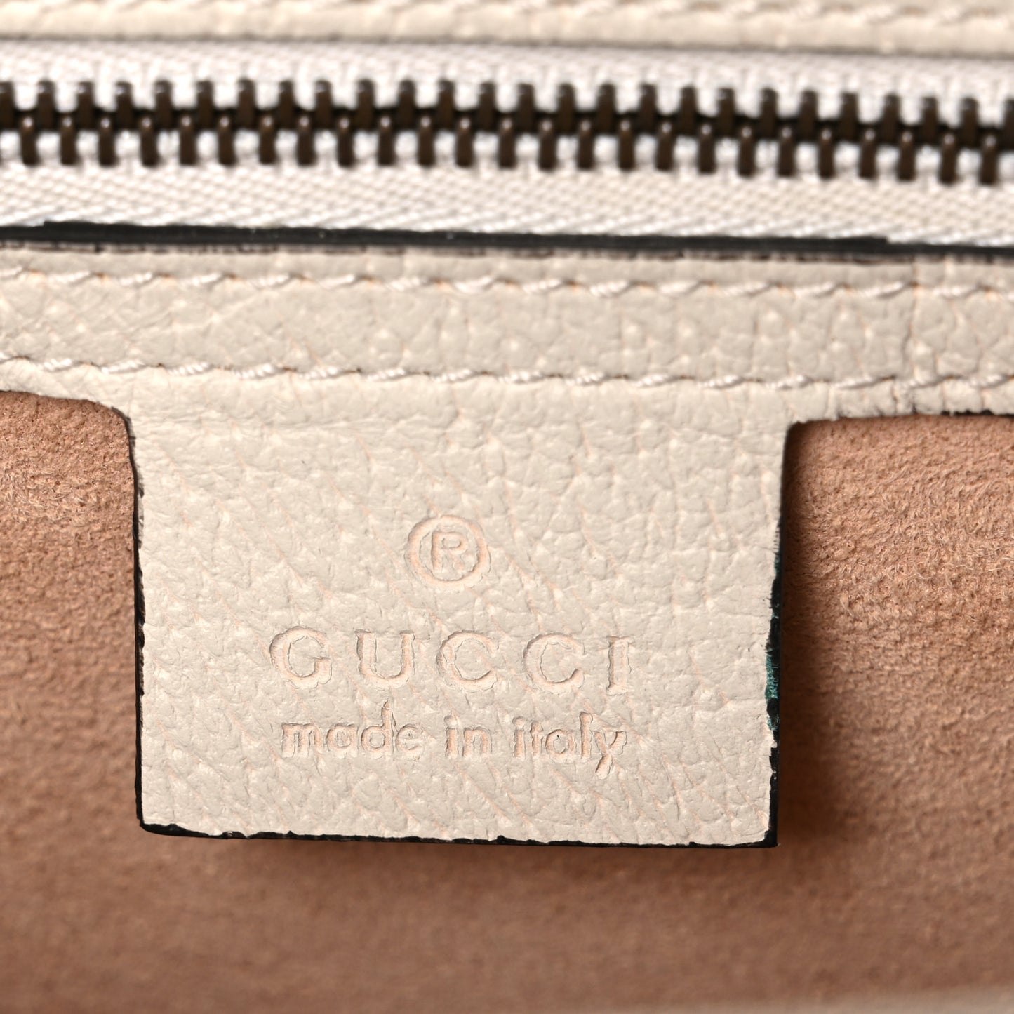 GG Supreme Monogram Small Queen Margaret Top Handle Bag White