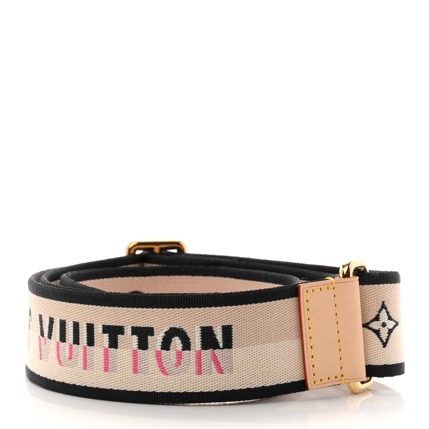 Louis Vuitton Jacquard Speedy Bandouliere 20 Shoulder Strap Black 2 of 4