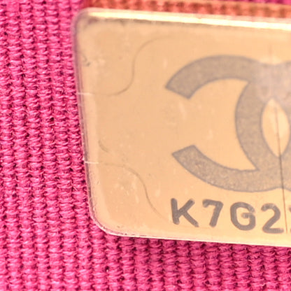 Chanel Caviar Quilted Wallet on Chain WOC Fuchsia 8 of 12