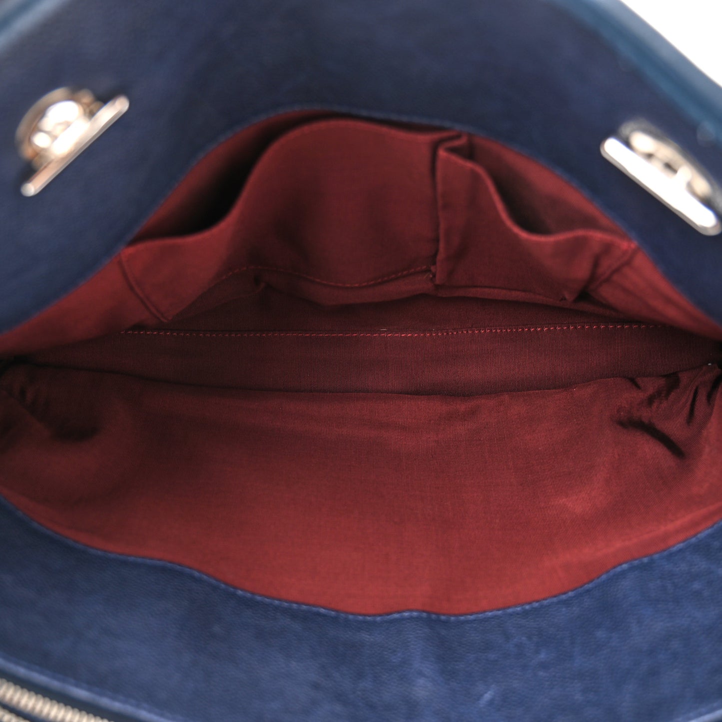 Caviar Quilted French Riviera Tote Blue