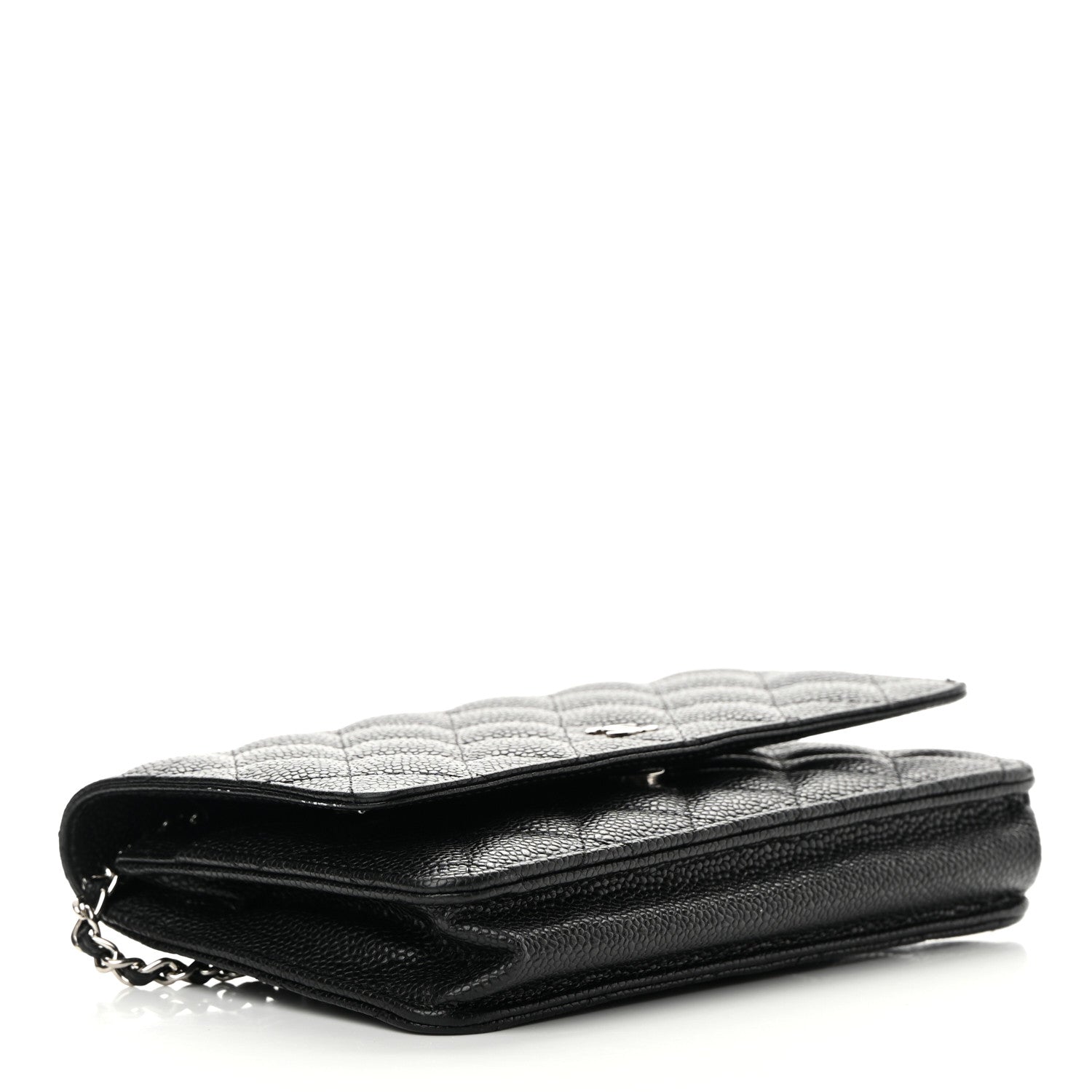Chanel Caviar Quilted Wallet On Chain WOC Black 4 of 15