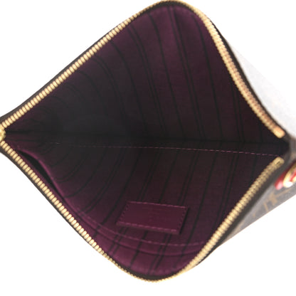 Louis Vuitton Monogram Totem Neverfull MM GM Pochette Magenta 5 of 7