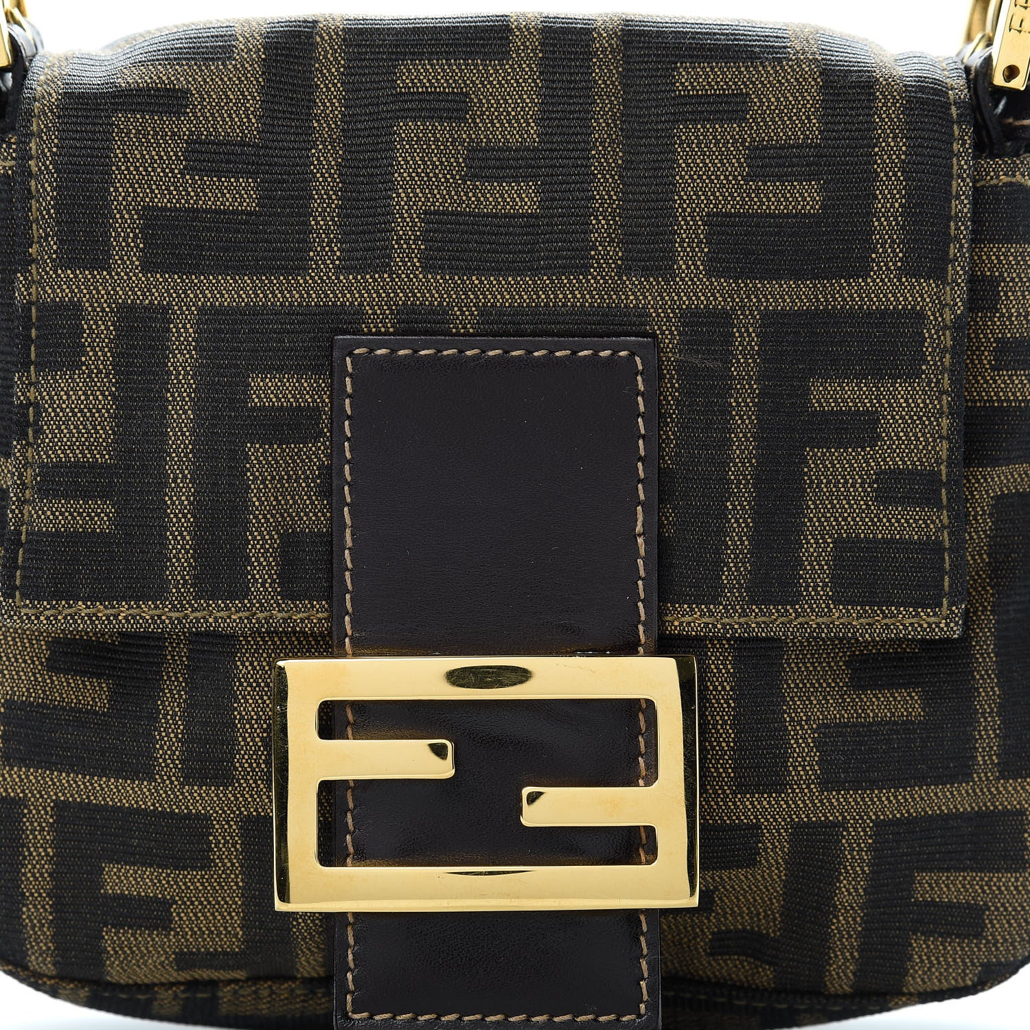 Fendi Zucca Mini Shoulder Bag Tobacco 7 of 10