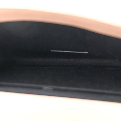 Saint Laurent Grain De Poudre Matelasse Chevron Monogram Envelope Clutch Dark Beige 5 of 11