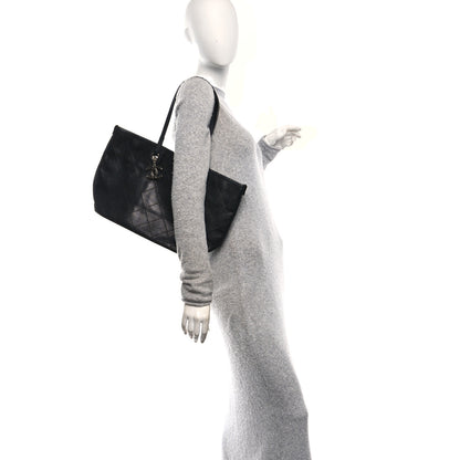 Chanel Grained Calfskin Shopping Fever Tote Black 2 of 10