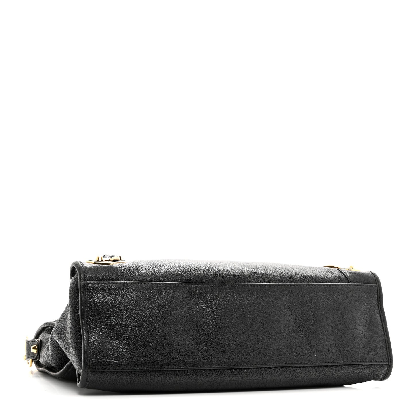 Chevre Gold Metallic Edge Hardware City Black
