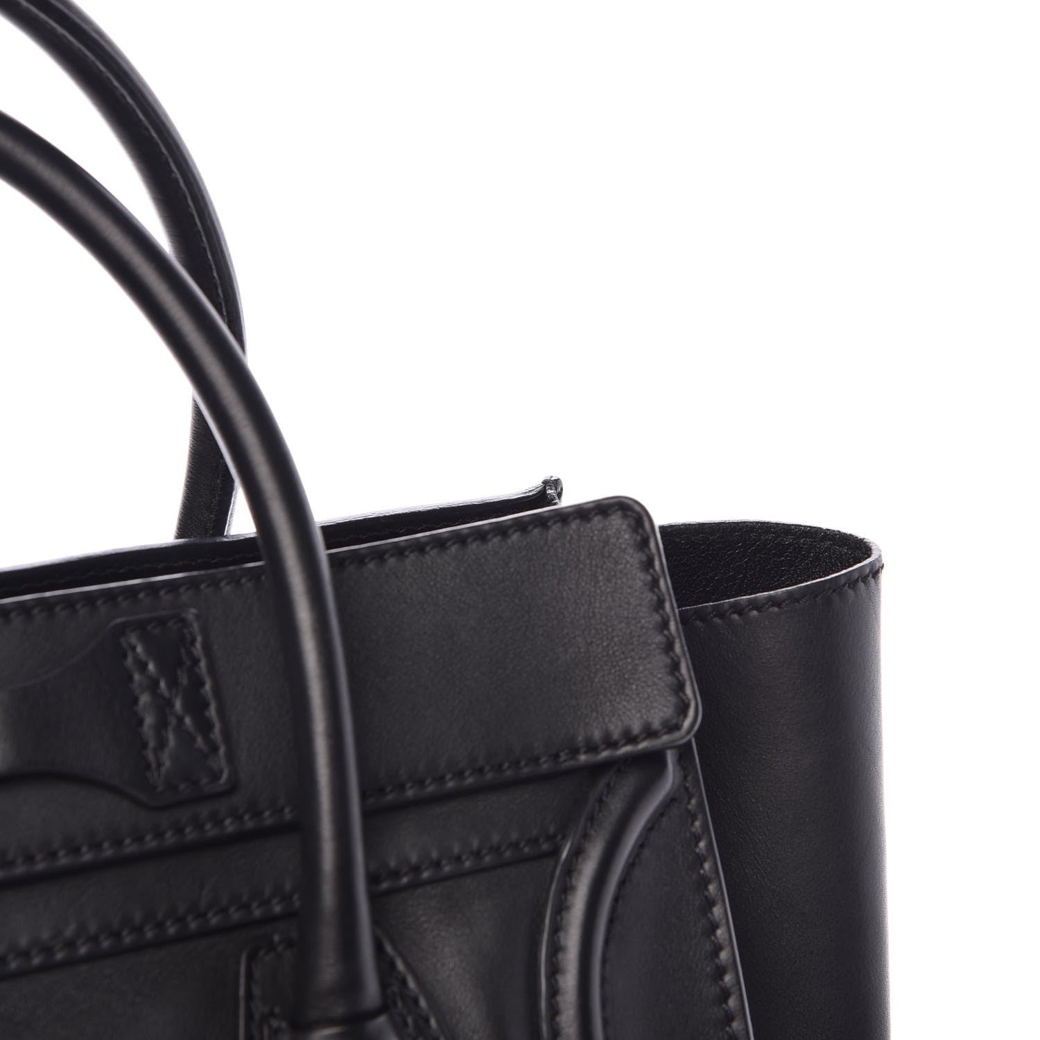 Celine Smooth Calfskin Micro Luggage Black 11 of 11
