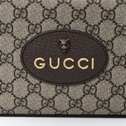 Gucci GG Supreme Monogram Web Neo Vintage Shoulder Bag Beige New Acero Crop 11 of 13
