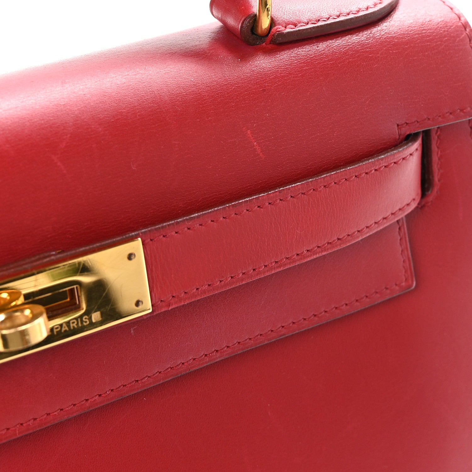 Hermes Box Kelly Sellier 28 Rouge Vif 11 of 17