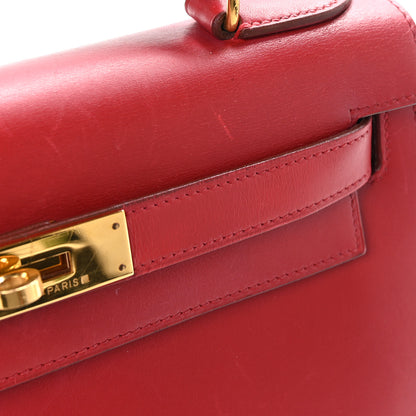 Hermes Box Kelly Sellier 28 Rouge Vif 11 of 17