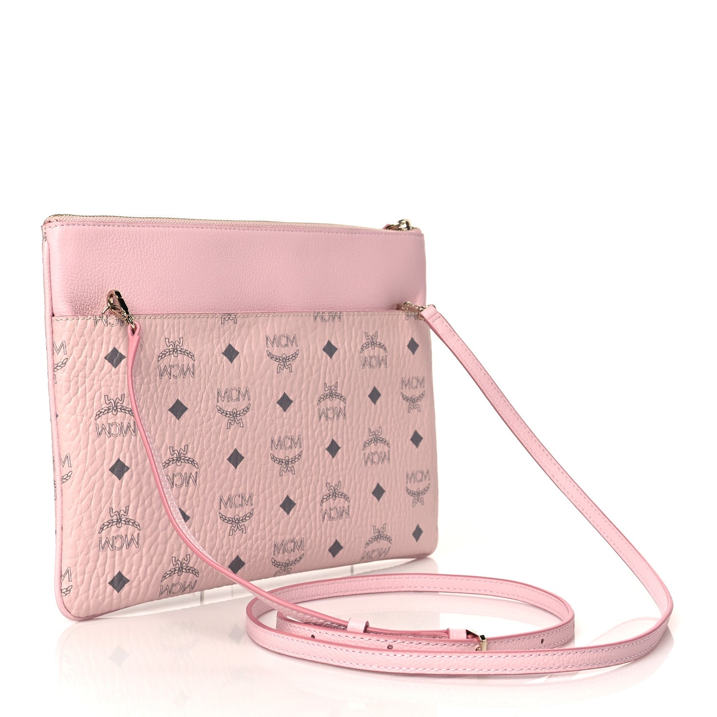 Visetos Medium Crossbody Pouch Soft Pink