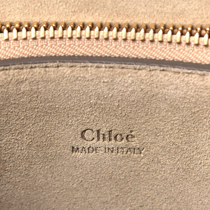 Chloe Suede Calfskin Medium Faye Shoulder Bag Black 6 of 14