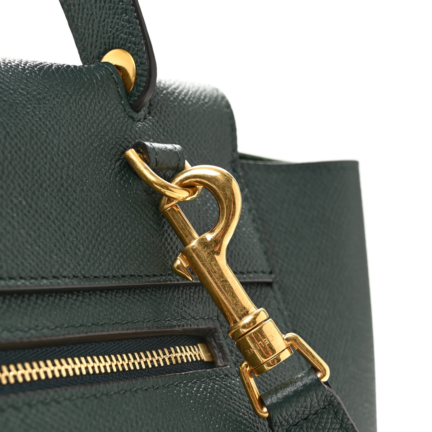 Celine Grained Calfskin Micro Belt Bag Amazone 11 of 12